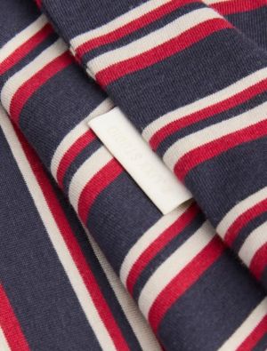 JXSOPHIA BOXY LS STRIPE TEE JR Night Sky/Rythm
