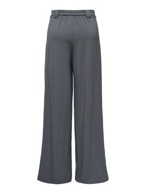ONLSVEA MW MEL WIDE PANT TLR Dark Grey Melan