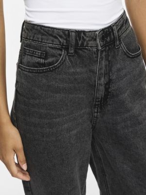 VIKELLY JAF HW STRAIGHT JEANS- Dark Grey Denim