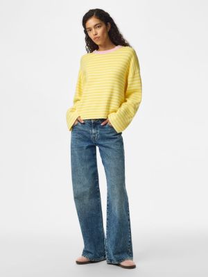 PCJASSY LS O-NECK KNIT NOOS BC Double Cream/LE