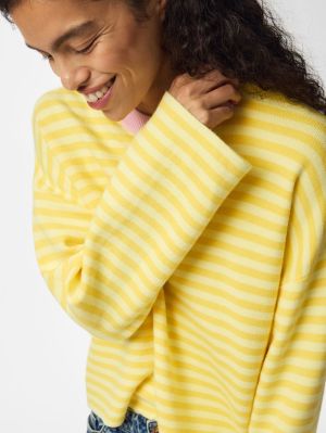 PCJASSY LS O-NECK KNIT NOOS BC Double Cream/LE