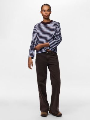 PCJASSY LS O-NECK KNIT NOOS BC Hot Fudge/CASHM