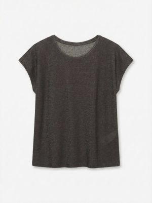 VMSARAH AVA GLITTER SS TOP JRS Chocolate Torte