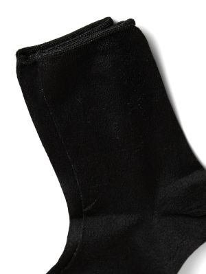 PCELLAMIA GLITTER SOCKS Black/DTM glitt
