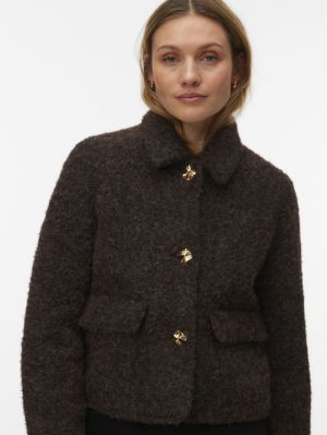 VMELENAHOLLY SHORT JACKET BOO Chocolate Torte