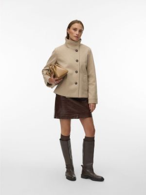 VMEVAIDA SHORT JACKET BOO Silver Mink/MEL