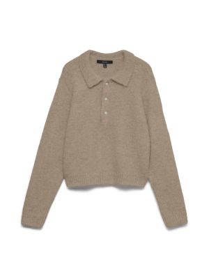 VMCORA LS POLONECK PULLOVER BO Silver Mink/MEL