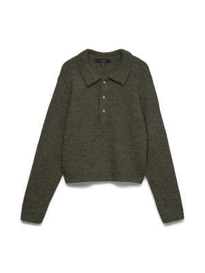 VMCORA LS POLONECK PULLOVER BO Forest Night/ME