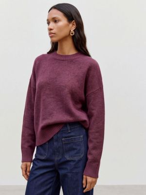 VMBOOM LS O-NECK PULLOVER GA N Windsor Wine/ME