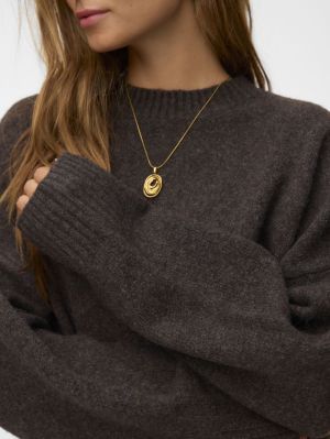 VMBOOM LS O-NECK PULLOVER GA N Chocolate Torte