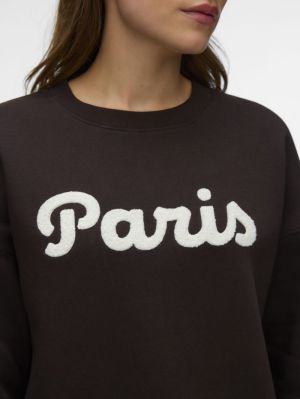 VMCAISA ALINA LS SWEAT BOX JRS Chocolate Torte