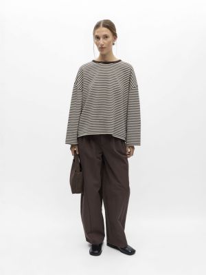 OBJINARA LS LO SWEATSHIRT E AU Seal Brown/Birc