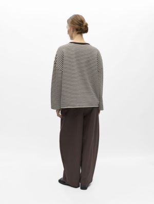 OBJINARA LS LO SWEATSHIRT E AU Seal Brown/Birc