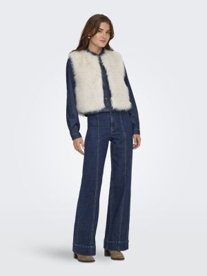 JDYORA FAUX FUR WAISTCOAT OTW Birch