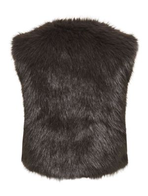 JDYORA FAUX FUR WAISTCOAT OTW Chocolate Torte