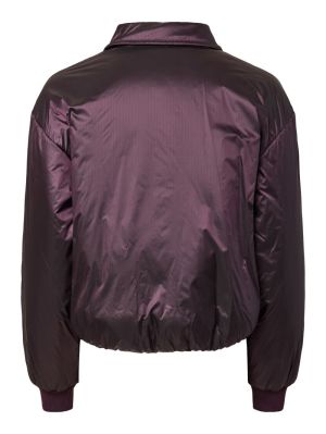 PCELARA PADDED RIBSTOP BOMBER Plum Perfect