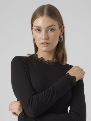 VMROSA LS HIGHNECK TOP GA JRS Black