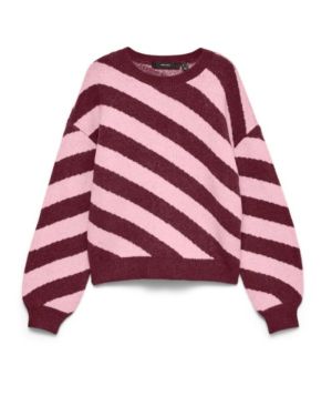 VMLARA LS O-NECK PULLOVER BOO Windsor Wine/W.