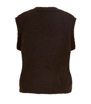 JXHARVI VEST KNIT Demitasse