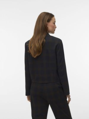 VMMALLI LS SHORT CHECK BLAZER Navy Blazer/CHO