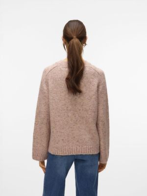 VMINGRID LS O-NECK PULLOVER Pink Dogwood/W.