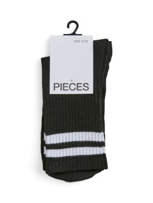 PCCALLY SOCKS NOOS Black/BRIGHT WH