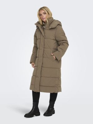 JDYMAJA LONG PADDED JACKET OTW Shitake/DTM JDY