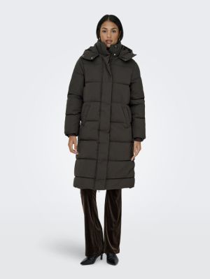 JDYMAJA LONG PADDED JACKET OTW Chocolate Torte