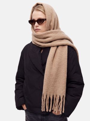 PCNIKITA LONG SCARF NOOS BC Silver Mink