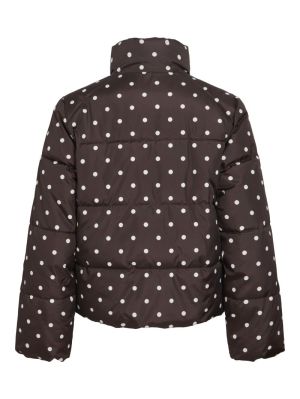 VIKARLA NEW PRINTED PUFFER JAC Coffee Bean/WHI