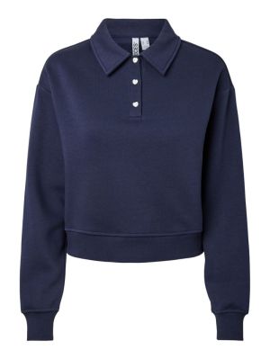 PCCHILLI LS SWEAT POLO JRS FC Maritime Blue