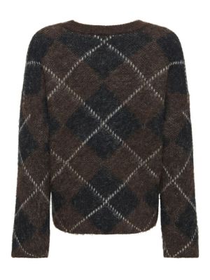 ONLNOEME LS PATTERN O-NECK NCA Coffee Bean/Big