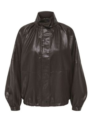 JDYEDITH FAUX LEATHER JACKET O Chocolate Torte