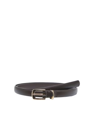 JDYCELLO FAUX LEATH. SLIM BELT Chocolate Torte