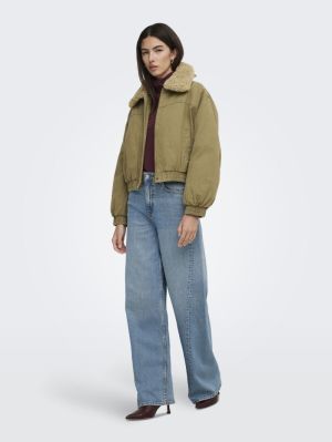 ONLLYNN OVERSIZED BOMBER JACKE Coffee Liqueúr