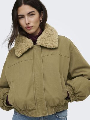 ONLLYNN OVERSIZED BOMBER JACKE Coffee Liqueúr
