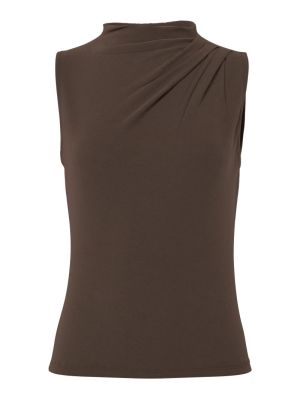PCMADISON SL DRAPED TOP JRS NO Hot Fudge