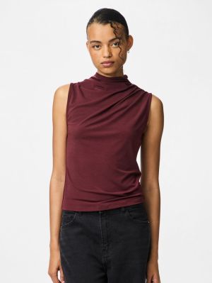 PCMADISON SL DRAPED TOP JRS NO Tawny Port