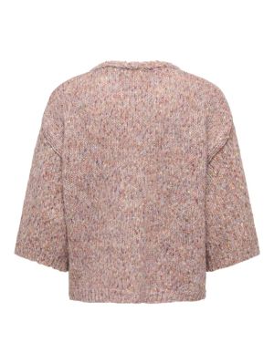 ONLZILLE SS O-NECK BUTTON CARD Sepia Rose/Mult