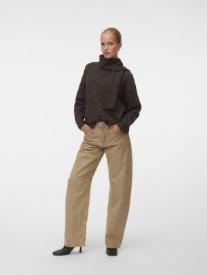 VMGIANNA LS SCARF PULLOVER Chocolate Torte