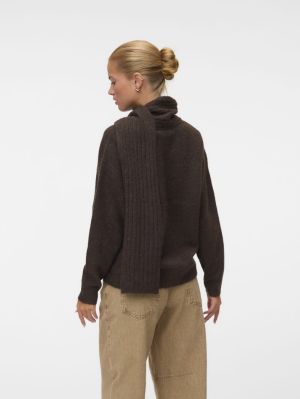 VMGIANNA LS SCARF PULLOVER Chocolate Torte