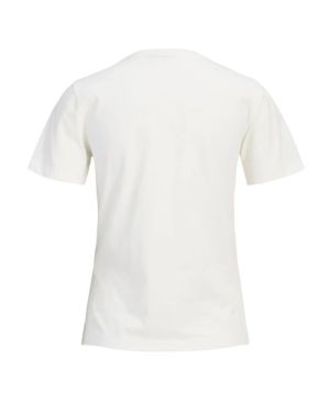 JXCARLY EMB REG FIT SS TEE JRS Cloud Dancer/MA